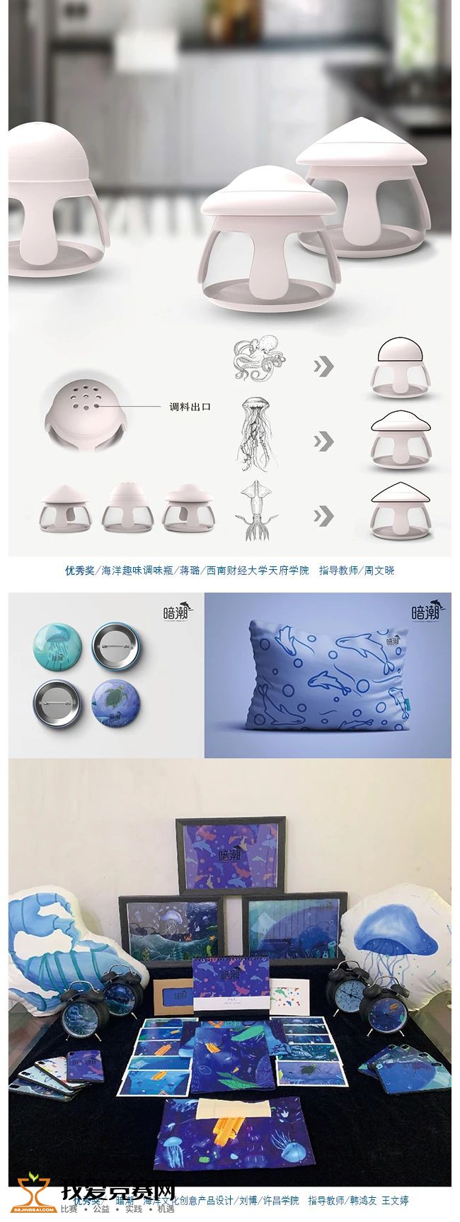 揭晓 | 全国大中学生第九届海洋文化创意设计大赛产品设计获奖作品选