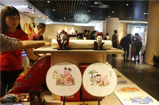 达州文化创意产品及非遗精品正在展出_达州频道_新浪四川_新浪网
